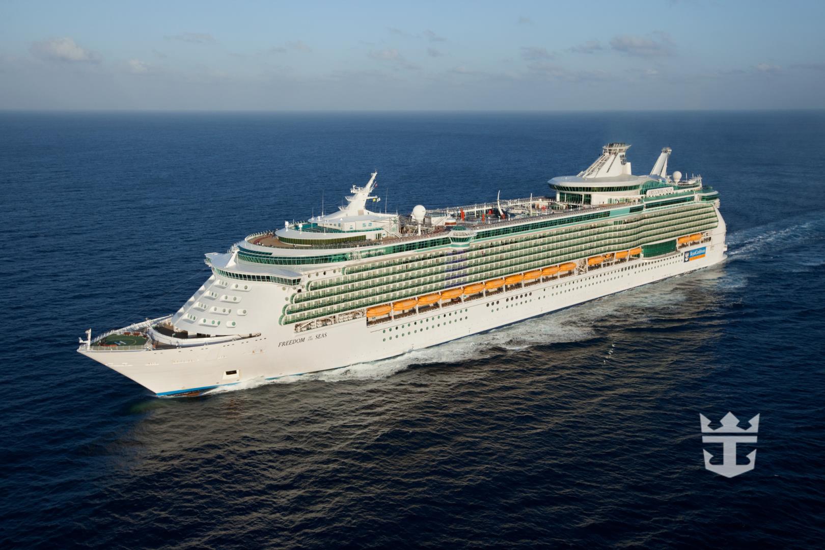 Aerial of Freedom of the Seas